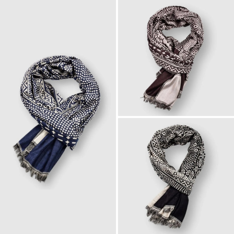 Bohemian patterned scarf - Éloise