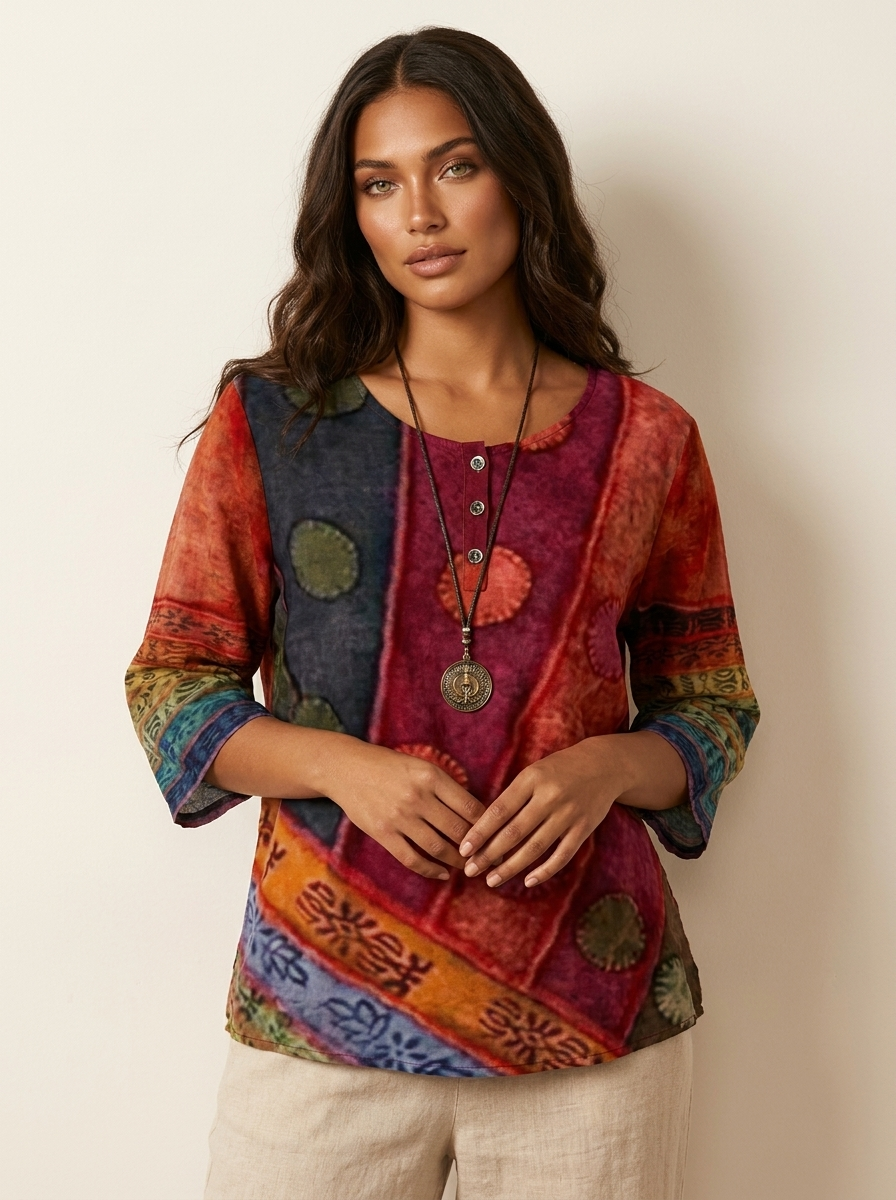Artistic Boho Blouse - Luna