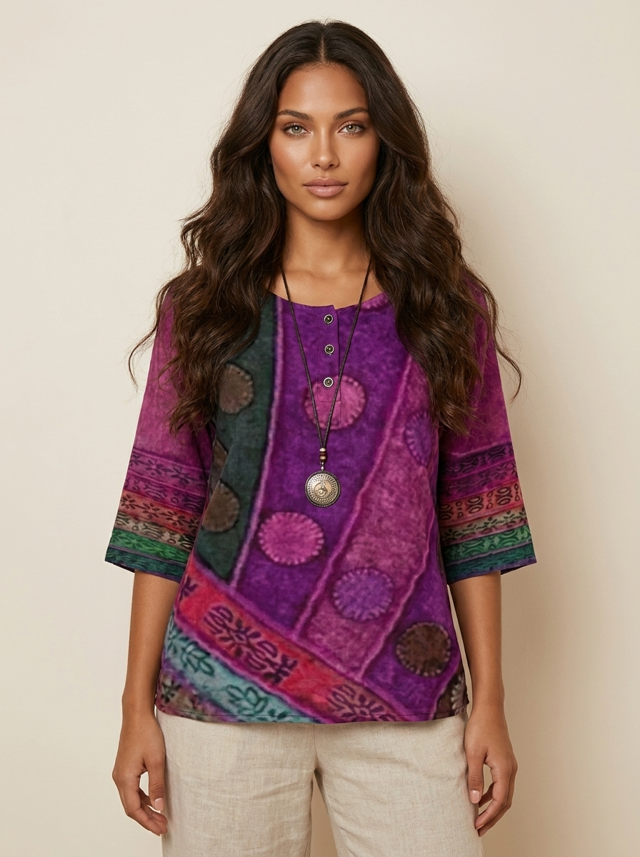 Artistic Boho Blouse - Luna