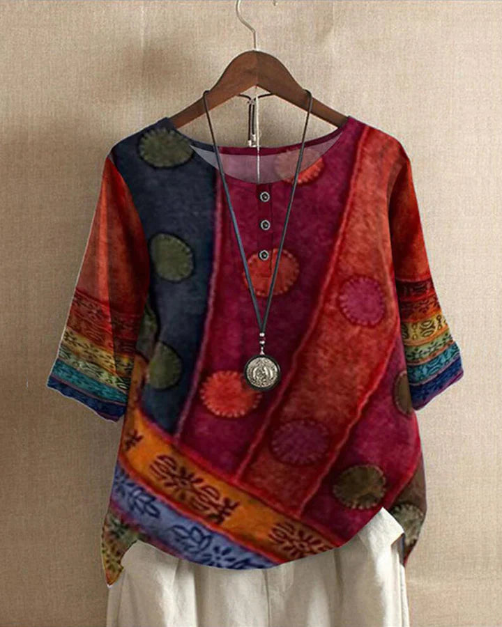 Artistic Boho Blouse - Luna