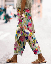 Artistic Floral Trousers - Fleur