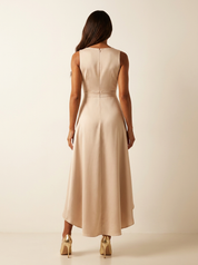 Asymmetric Wrap Maxi Dress - Valentina