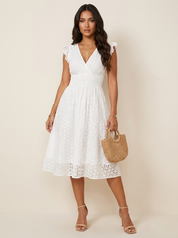 Azure Grace Halter Maxi Dress - Alyssa