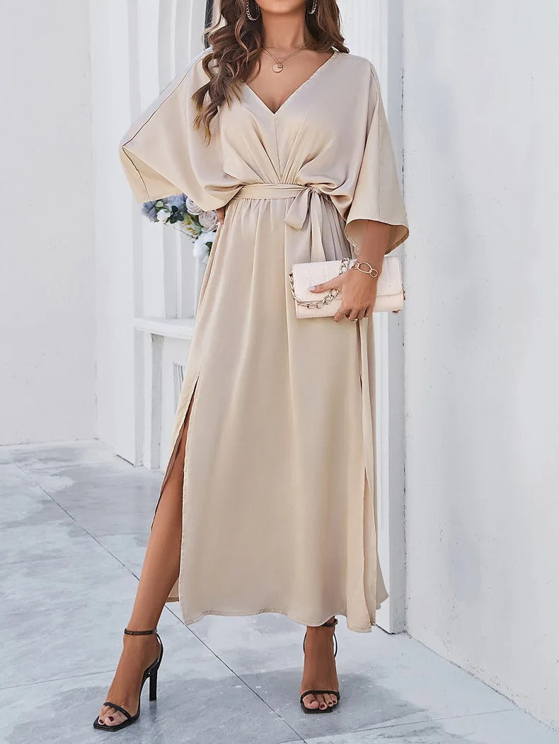 Batwing Sleeve Maxi Dress - Seraphina