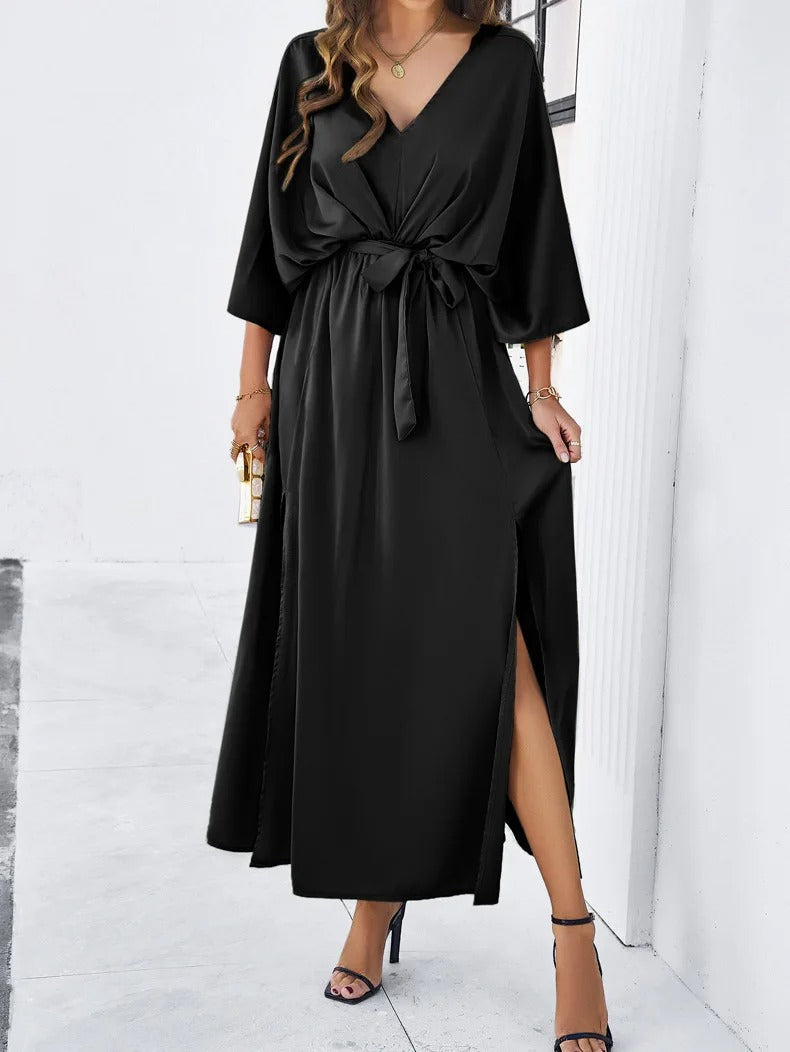 Batwing Sleeve Maxi Dress - Seraphina