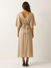 Batwing Sleeve Maxi Dress - Seraphina
