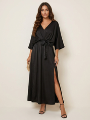 Batwing Sleeve Maxi Dress - Seraphina