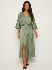 Batwing Sleeve Maxi Dress - Seraphina