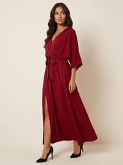 Batwing Sleeve Maxi Dress - Seraphina