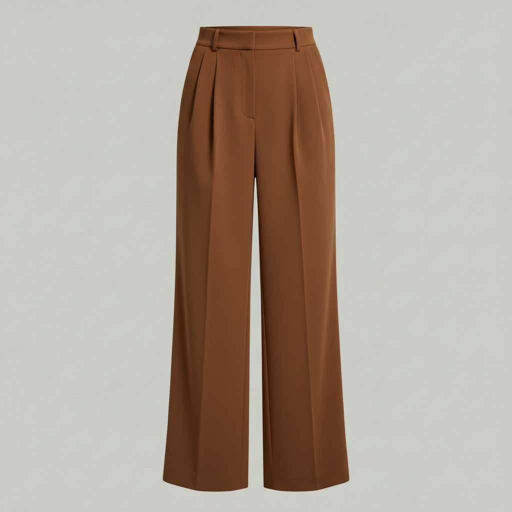 Black Wide Leg Trousers | Women's Fashion Pants