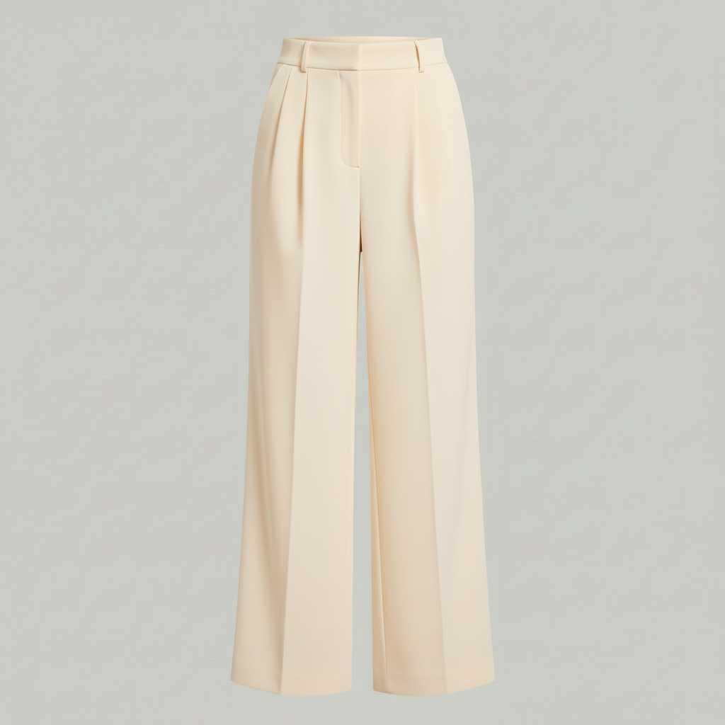 Black Wide Leg Trousers | Women's Fashion Pants