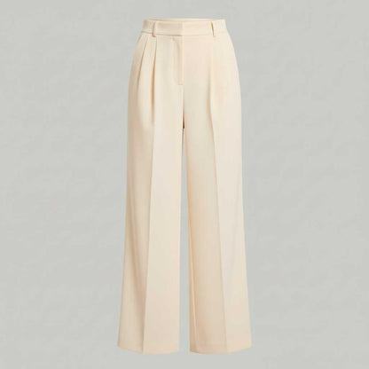 Black Wide Leg Trousers | Women's Fashion Pants