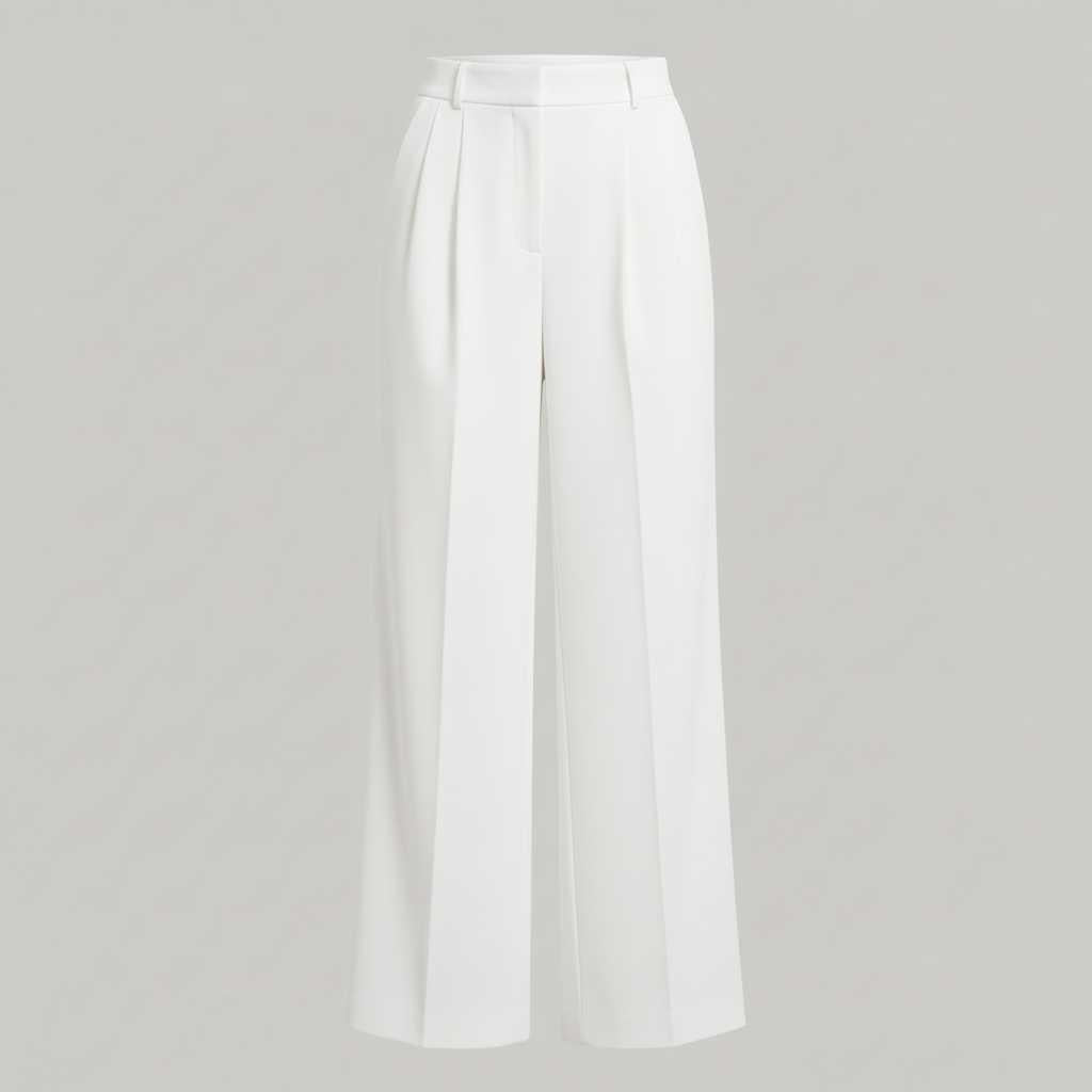 Black Wide Leg Trousers | Women's Fashion Pants