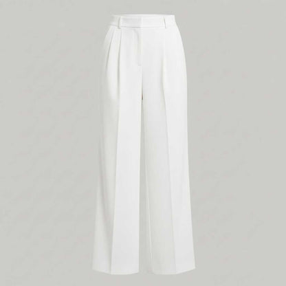 Black Wide Leg Trousers | Women's Fashion Pants