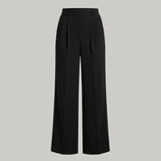 Black Wide Leg Trousers | Women's Fashion Pants