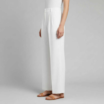 Black Wide Leg Trousers | Women's Fashion Pants