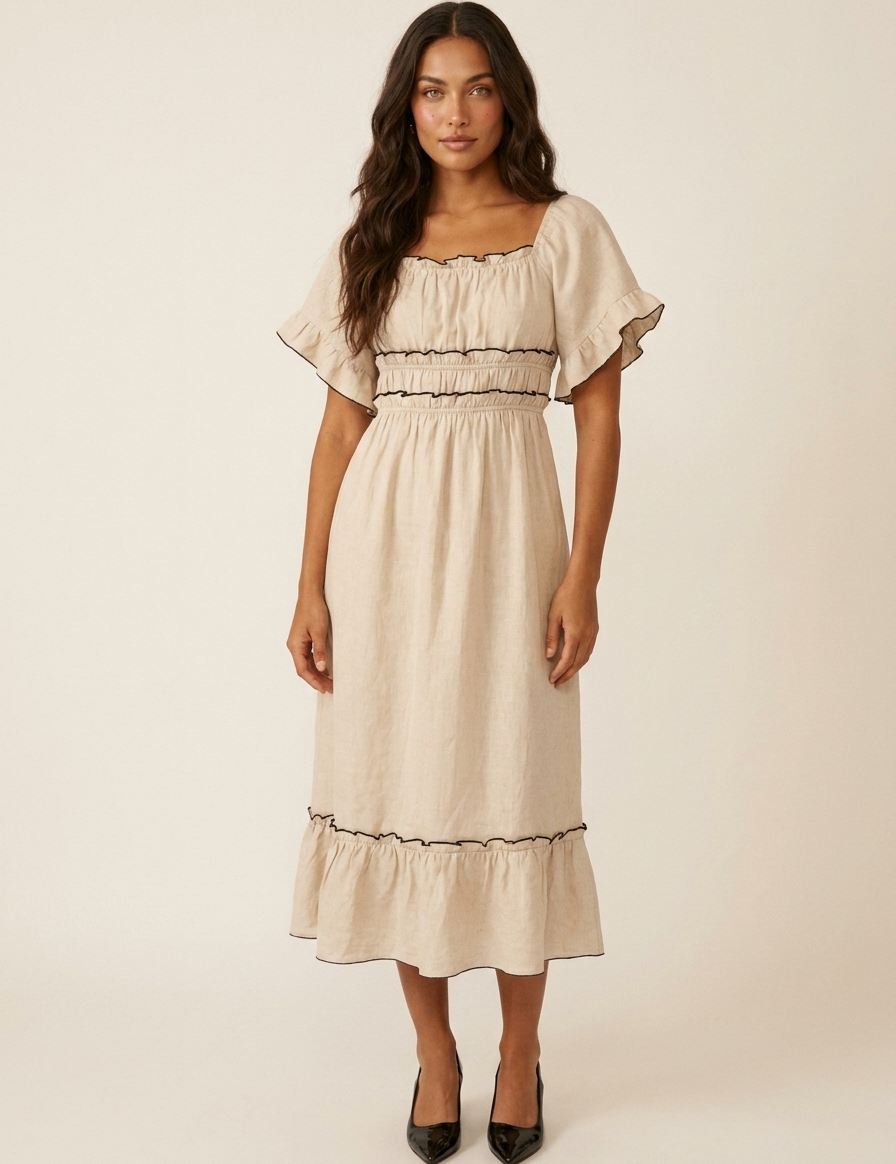 Bohemian_Midi_Dress_with_Ruffle_Sleeves_-_Fleur_1.png