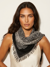 Bohemian patterned scarf - Éloise