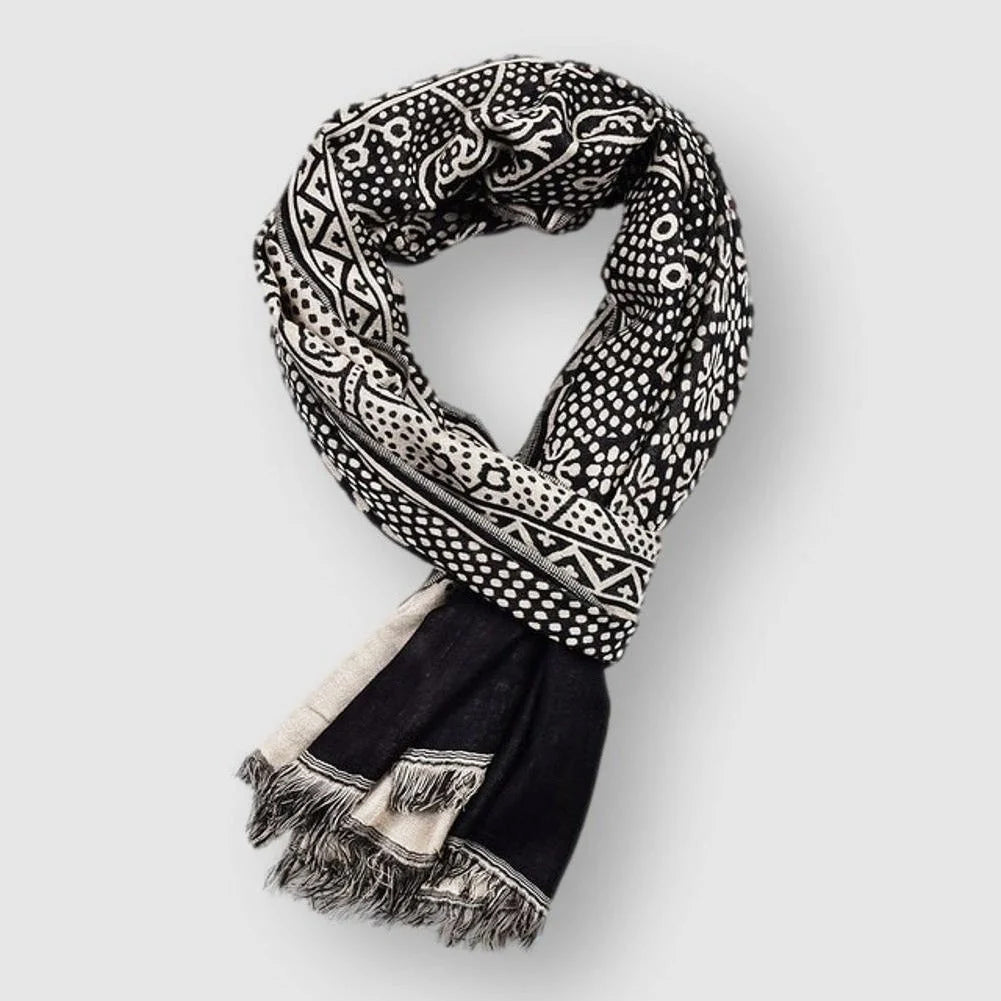 Bohemian patterned scarf - Éloise