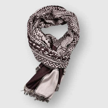Bohemian patterned scarf - Éloise