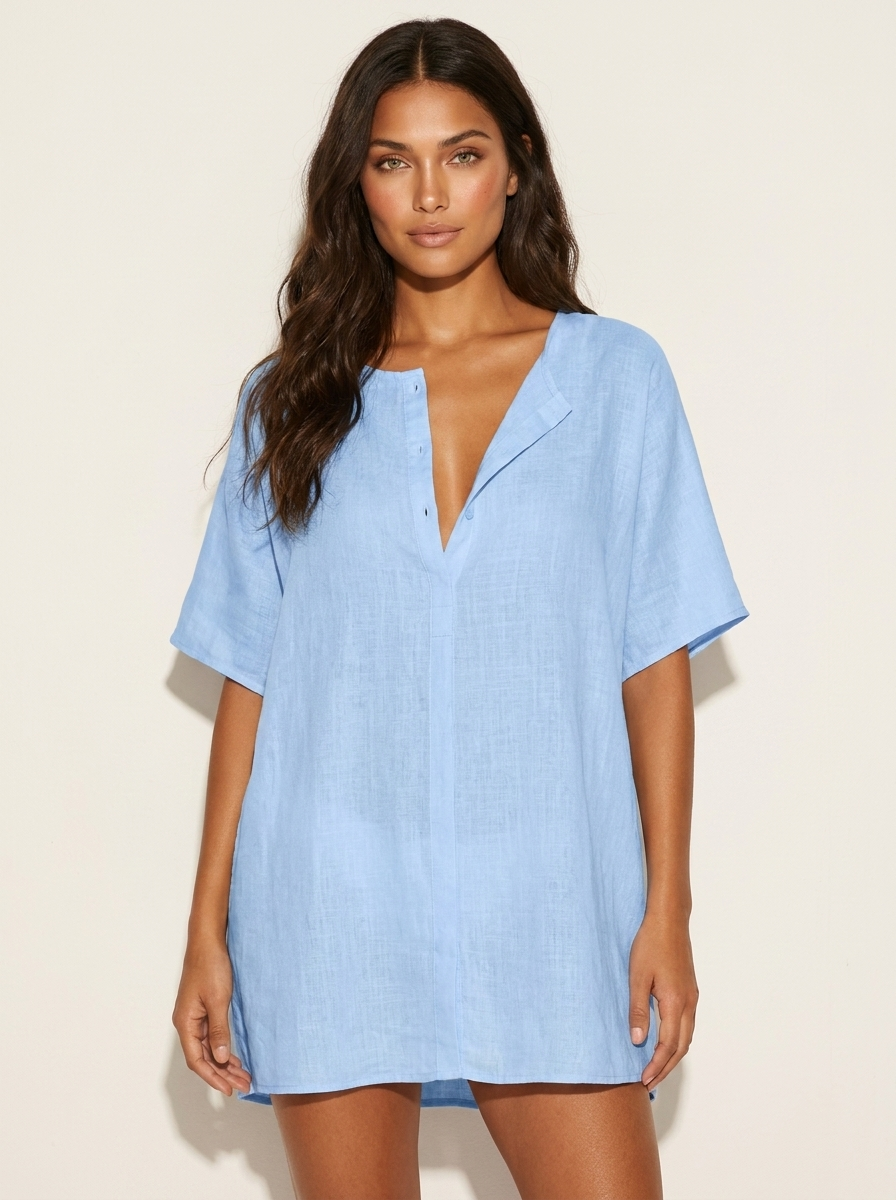 Breathable Cotton Summer Dress - Nanna