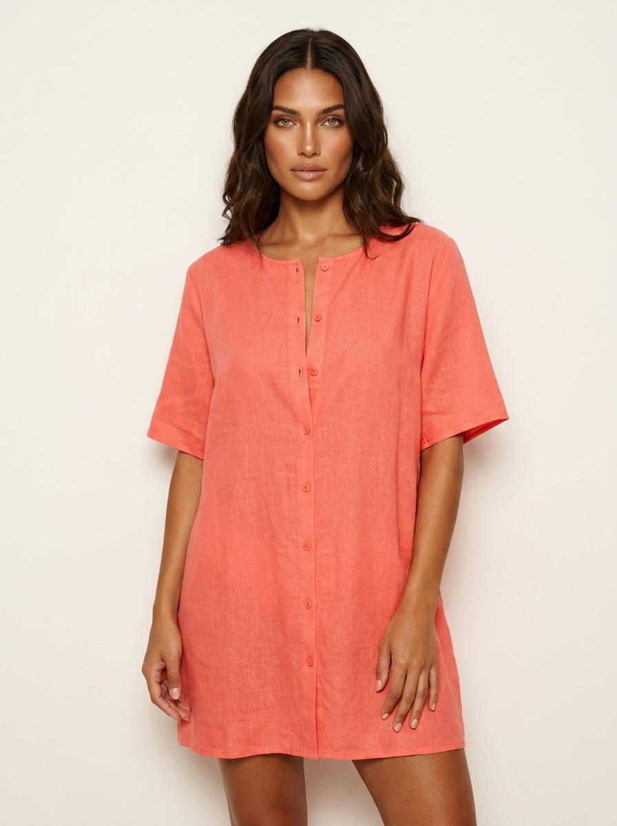Breathable Cotton Summer Dress - Nanna