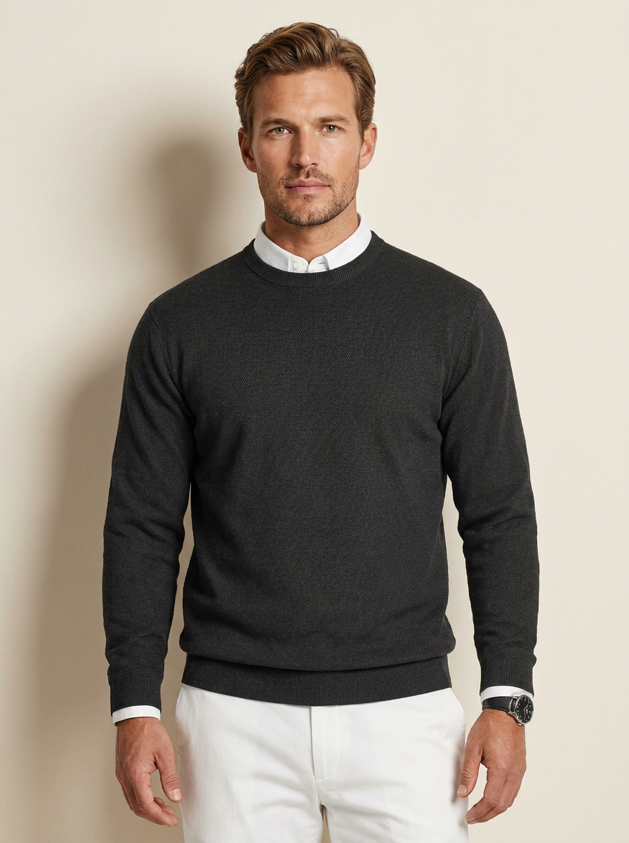 Classic Crew Neck Sweater - Gabriel