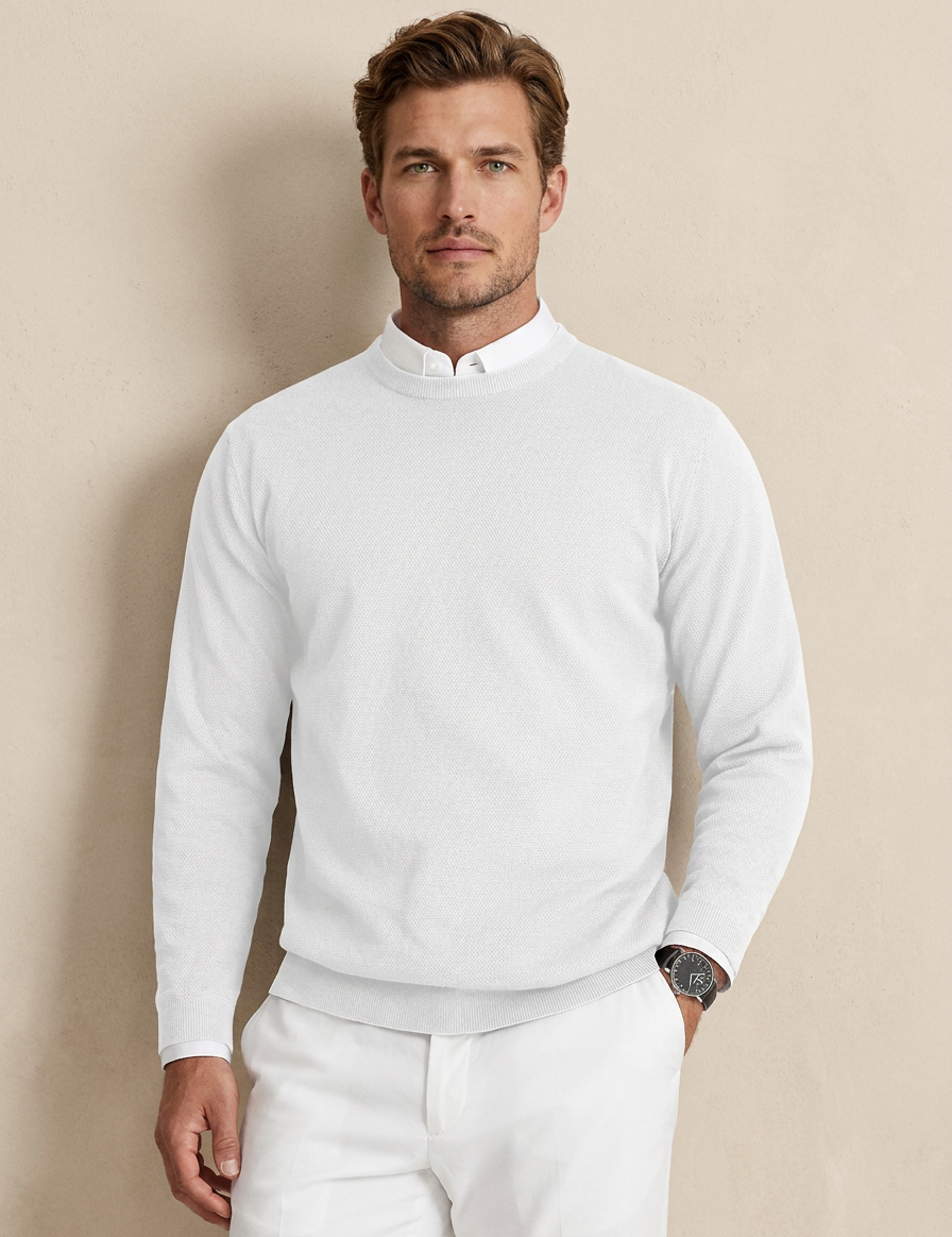 Classic Crew Neck Sweater - Gabriel