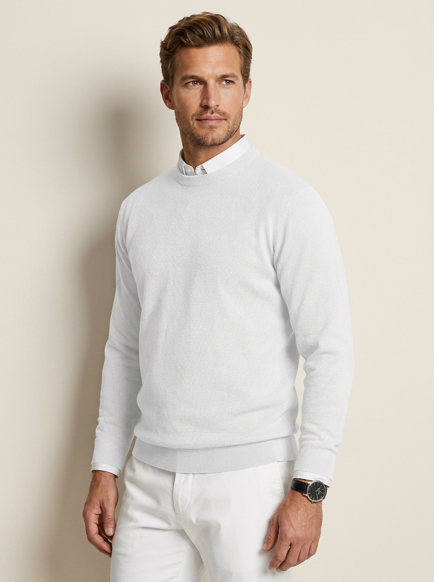 Classic Crew Neck Sweater - Gabriel