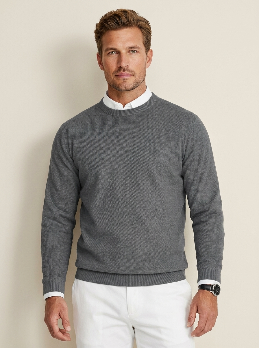 Classic Crew Neck Sweater - Gabriel