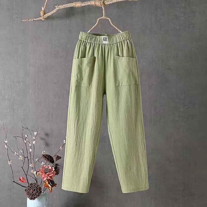 Comfortable Linen-Look Pants - Femke