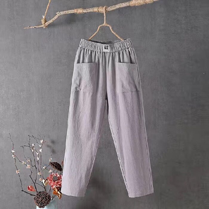 Comfortable Linen-Look Pants - Femke