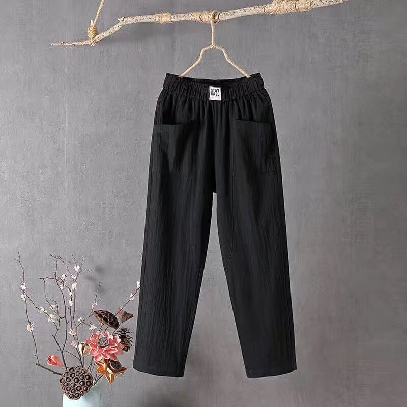 Comfortable Linen-Look Pants - Femke