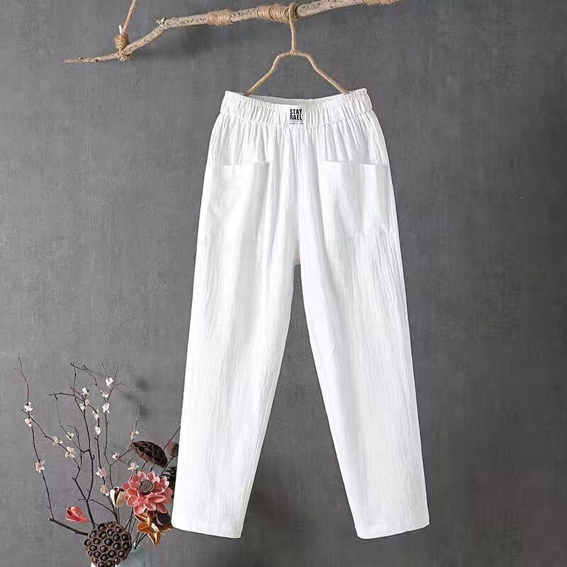 Comfortable Linen-Look Pants - Femke