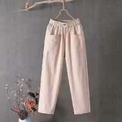 Comfortable Linen-Look Pants - Femke