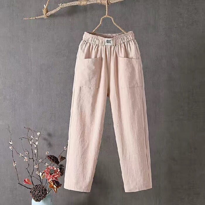 Comfortable Linen-Look Pants - Femke