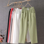 Comfortable Linen-Look Pants - Femke