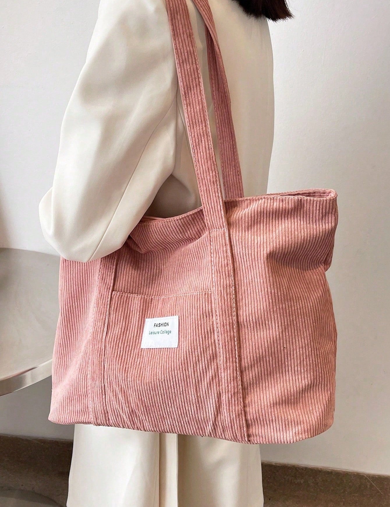 Corduroy Shopper Bag - Nora