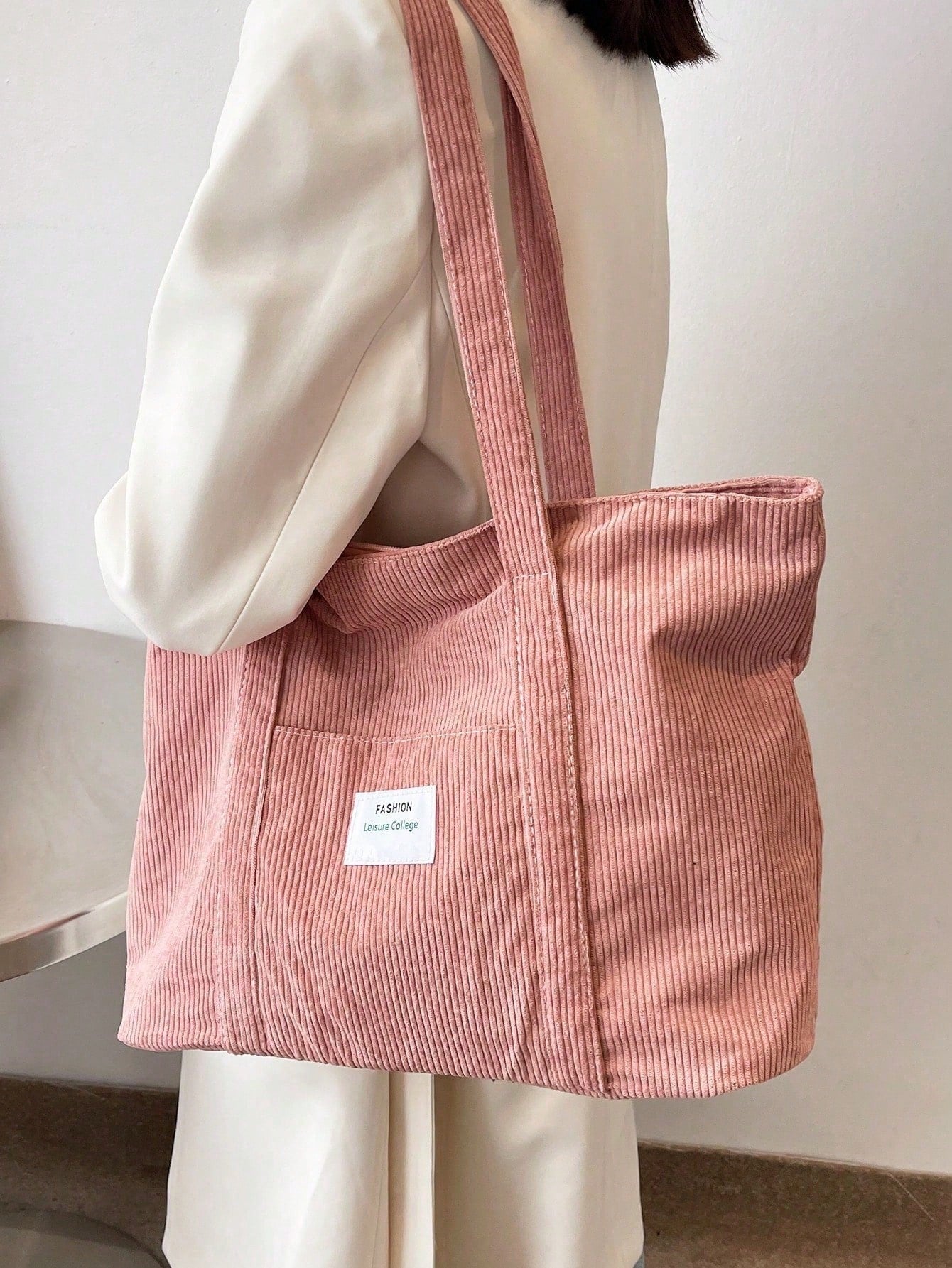 Corduroy Shopper Bag - Nora