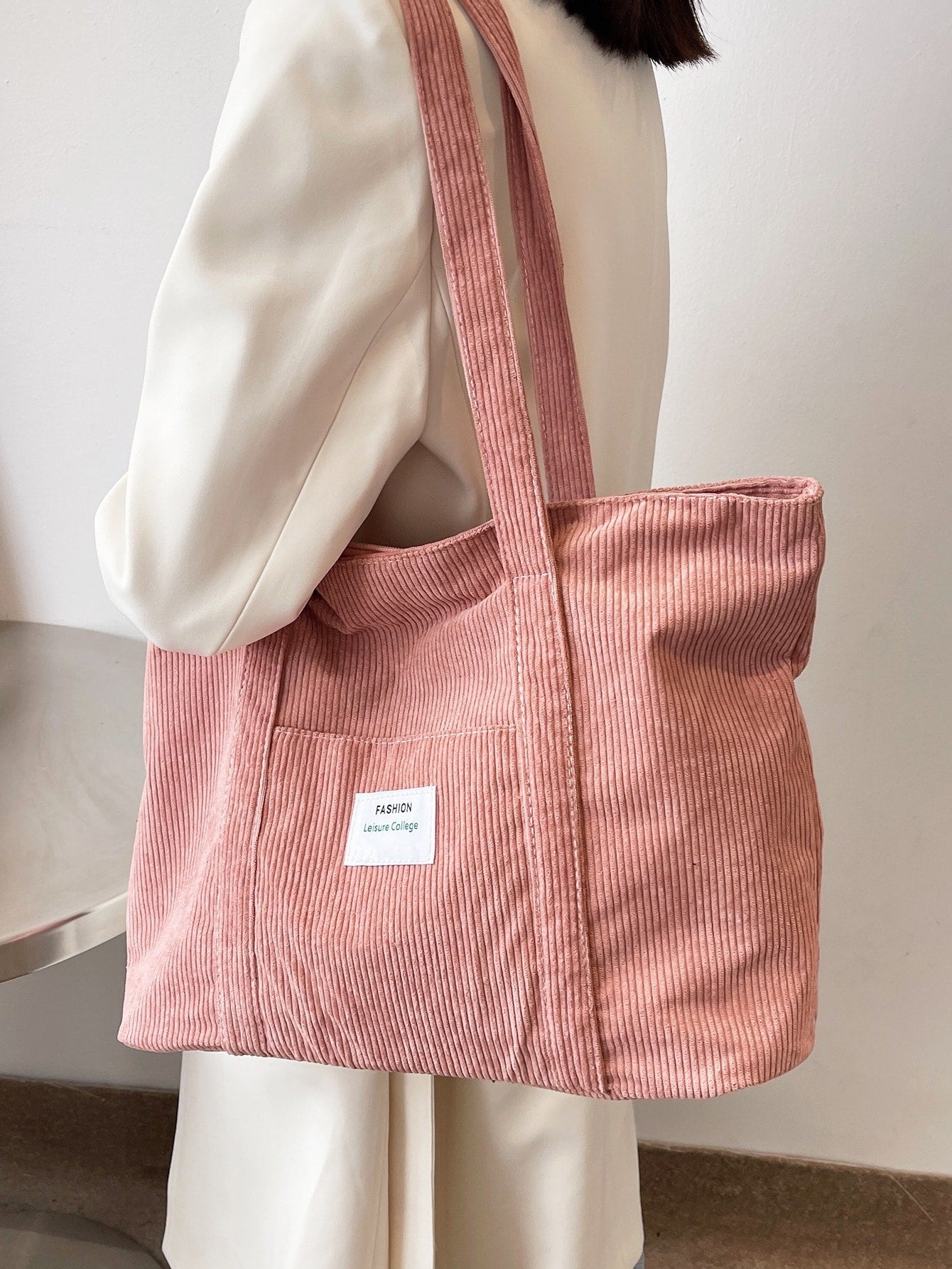 Corduroy Shopper Bag - Nora