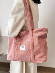 Corduroy Shopper Bag - Nora