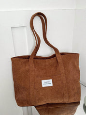 Corduroy Shopper Bag - Nora