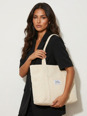 Corduroy Shopper Bag - Nora
