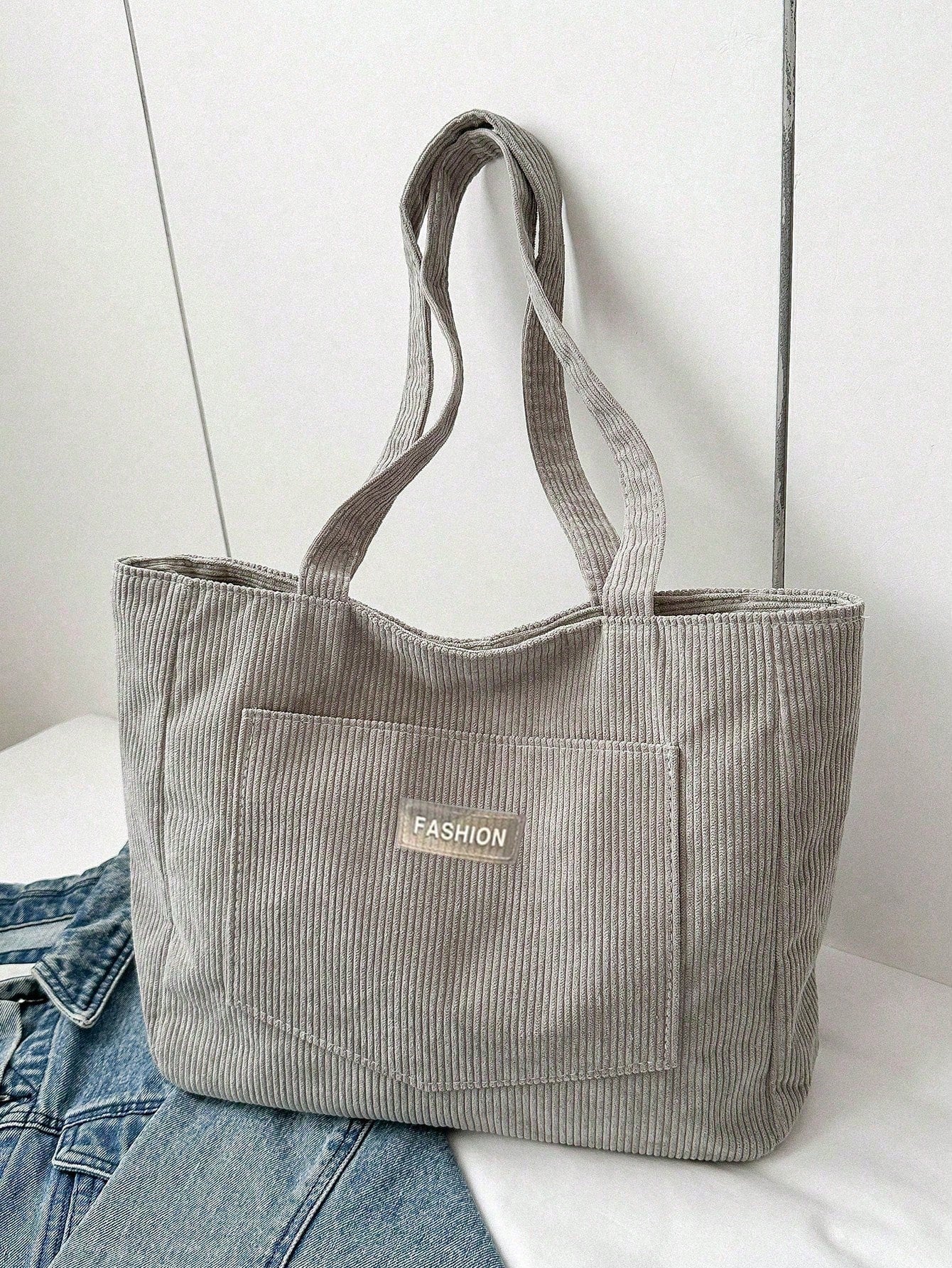 Corduroy Shopper Bag - Nora