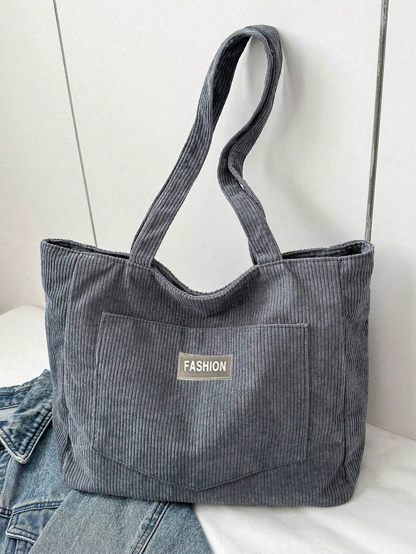 Corduroy Shopper Bag - Nora