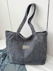 Corduroy Shopper Bag - Nora