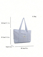 Corduroy Shopper Bag - Nora