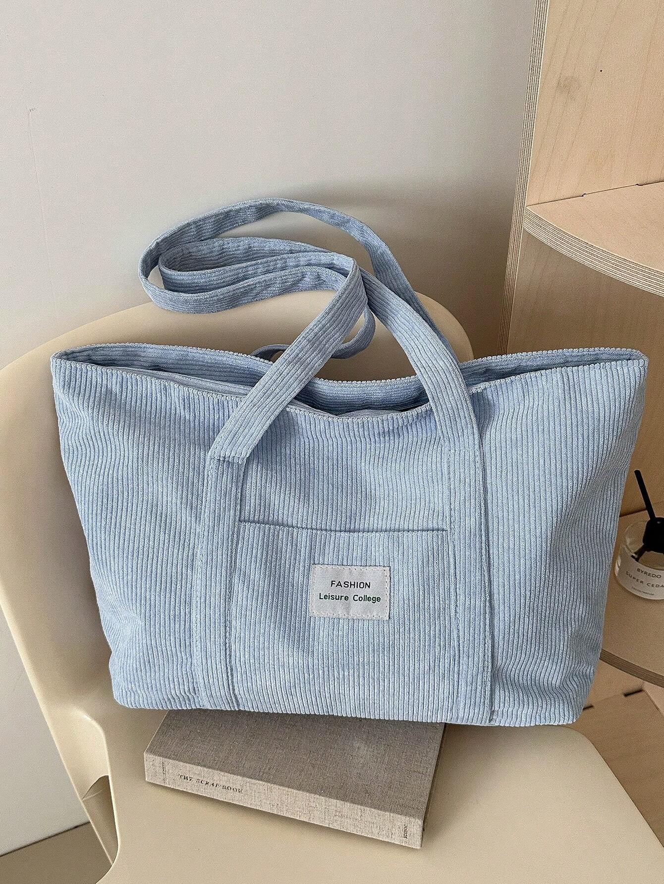 Corduroy Shopper Bag - Nora