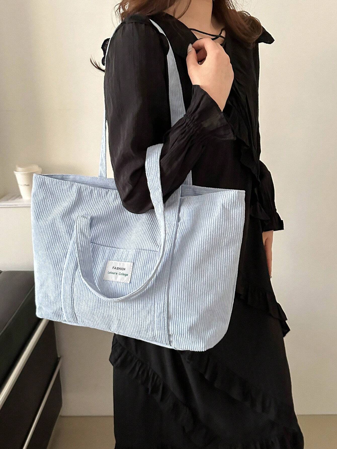 Corduroy Shopper Bag - Nora