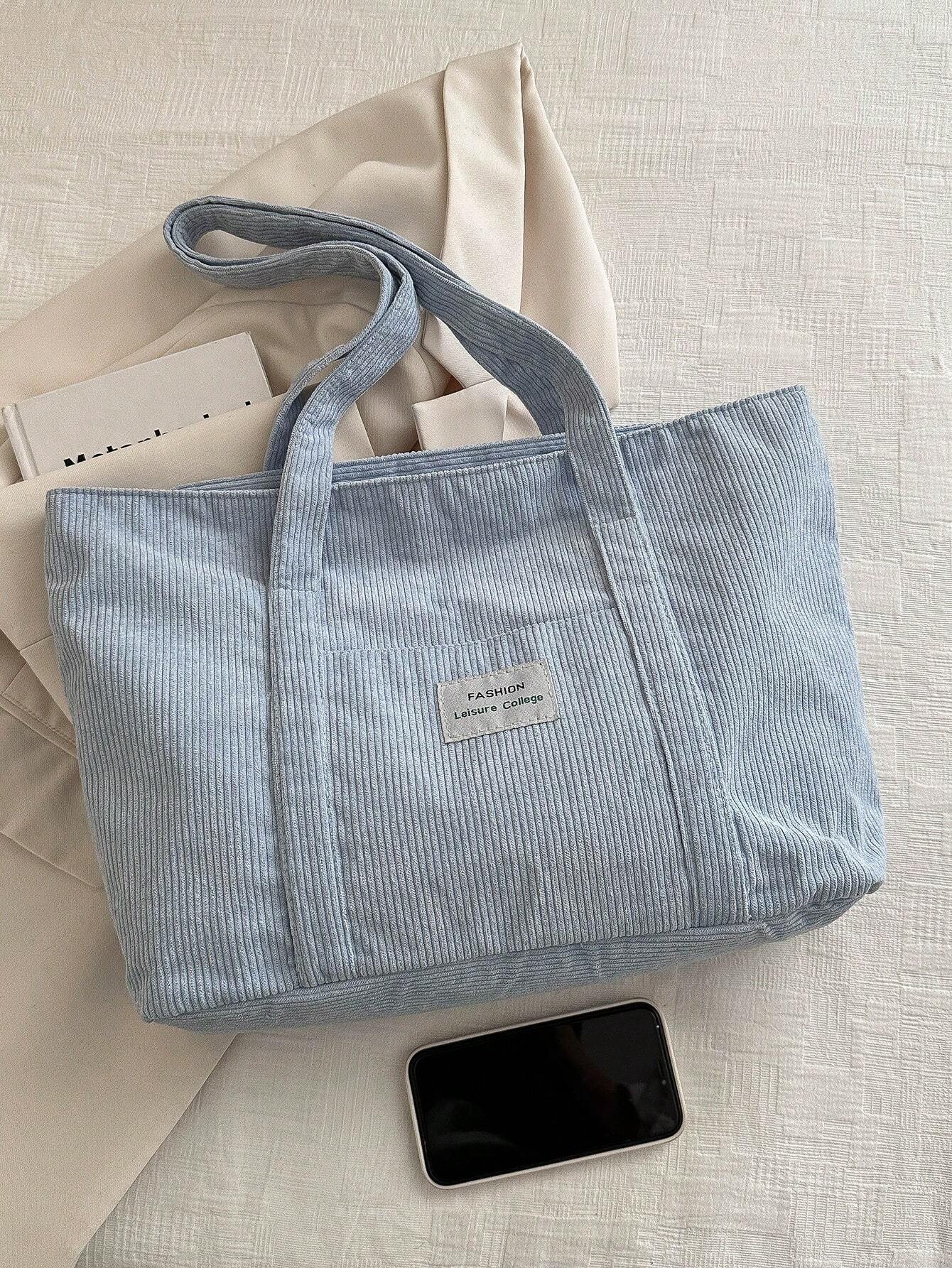 Corduroy Shopper Bag - Nora